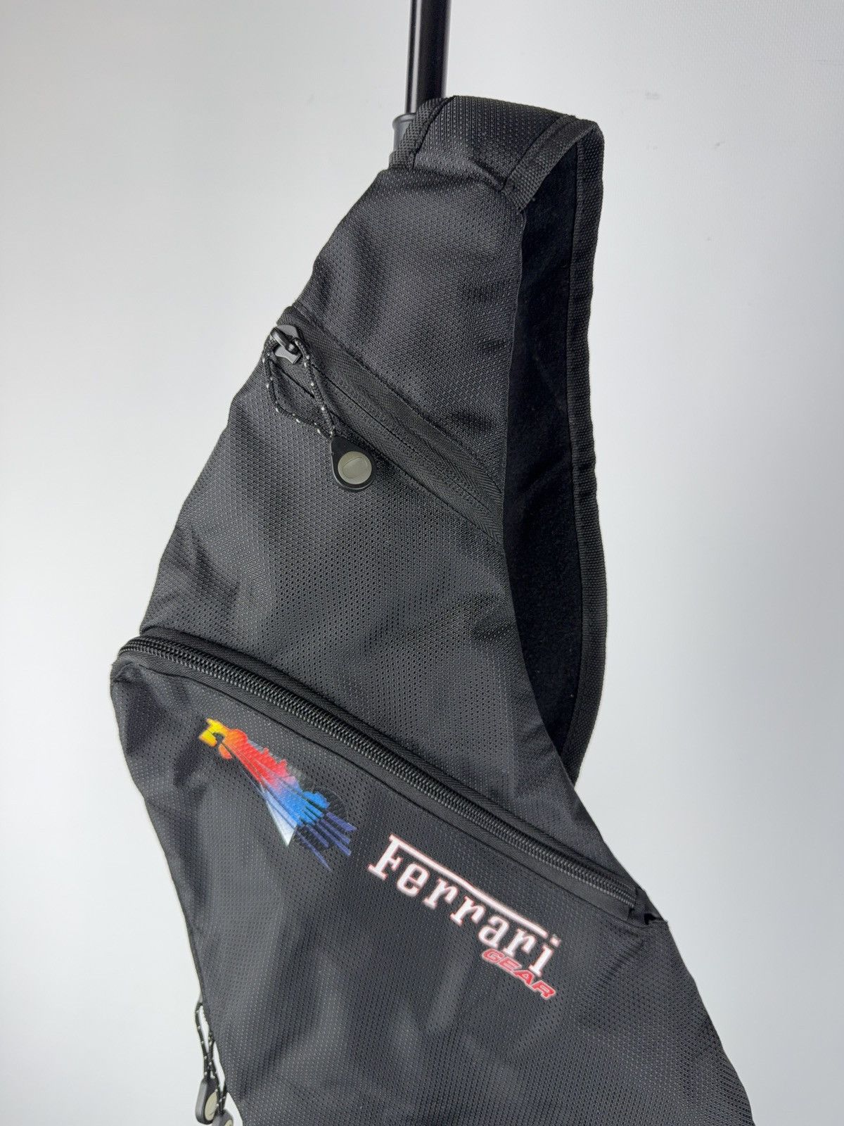 Ferrari × Formula 1 Vintage Ferrari Gear Sling Bag Black Logo Racing Style Size ONE SIZE - 2 Thumbnail