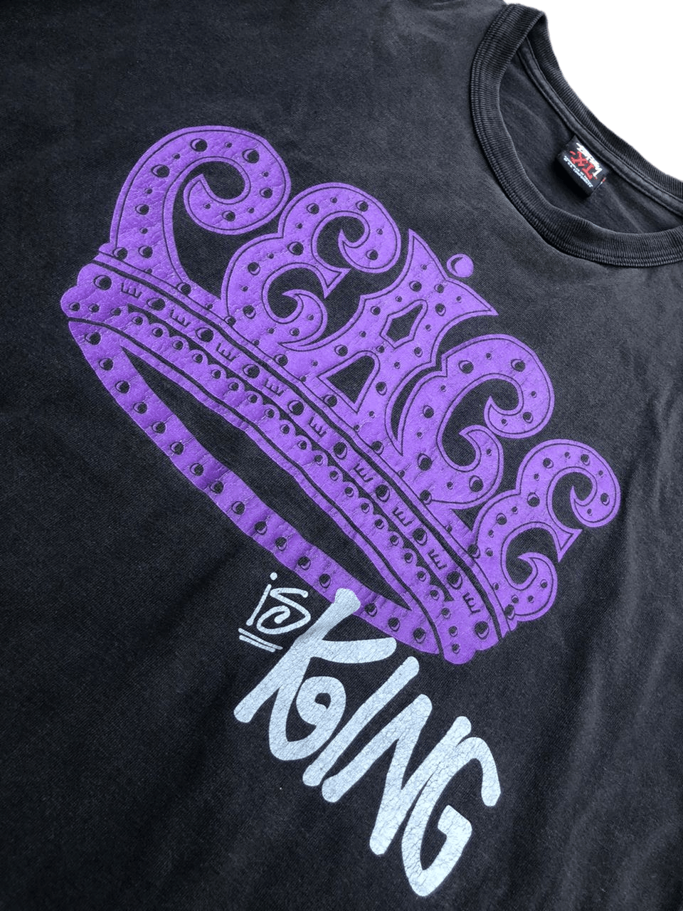 Stussy Vintage Y2K Stussy Peace Is King Long Sleeve Tee Sunfaded Size US XL / EU 56 / 4 - 10 Thumbnail