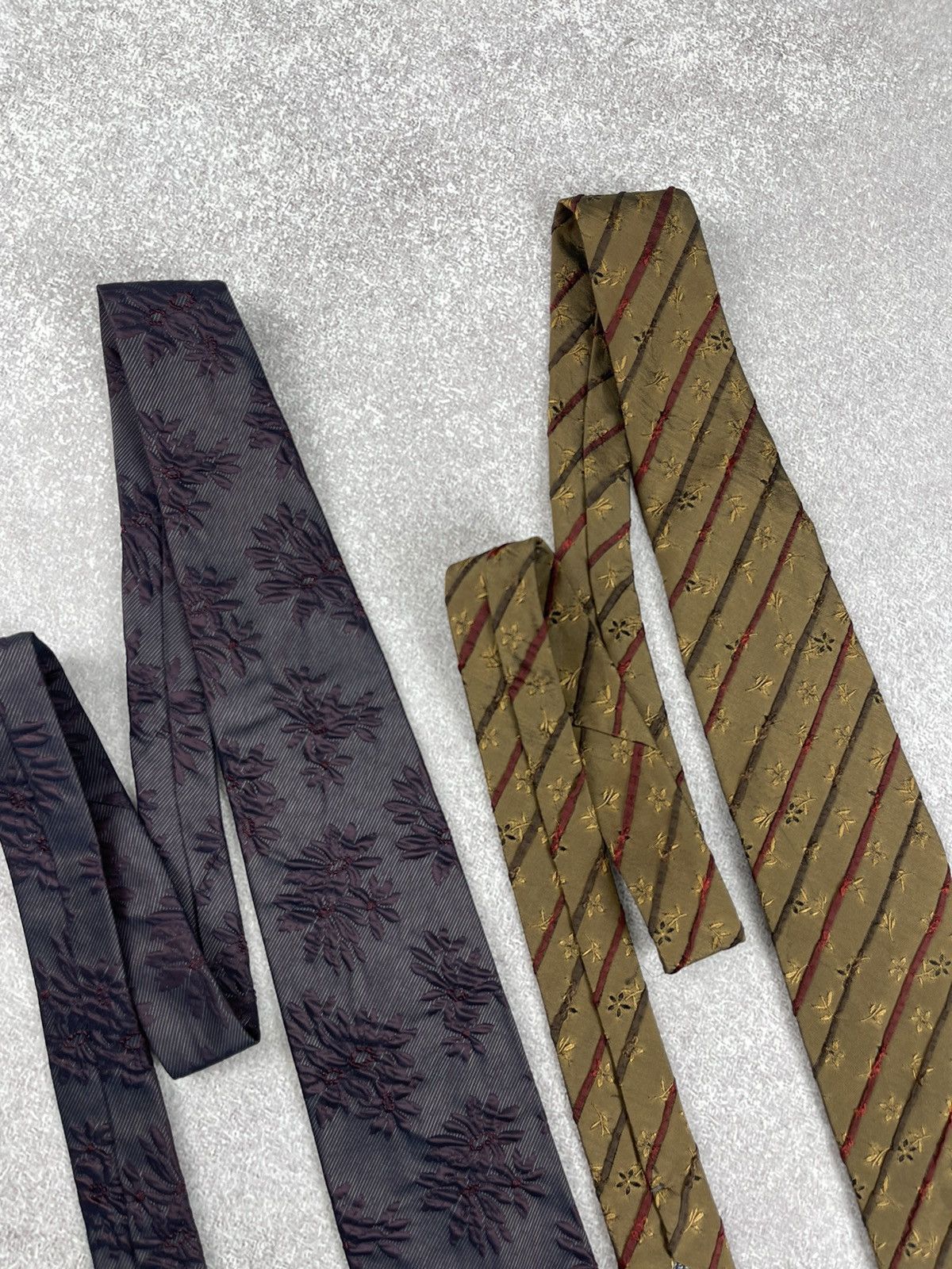 Kenzo × Vintage Vintage Kenzo Homme Printed Silk Tie Size ONE SIZE - 3 Thumbnail