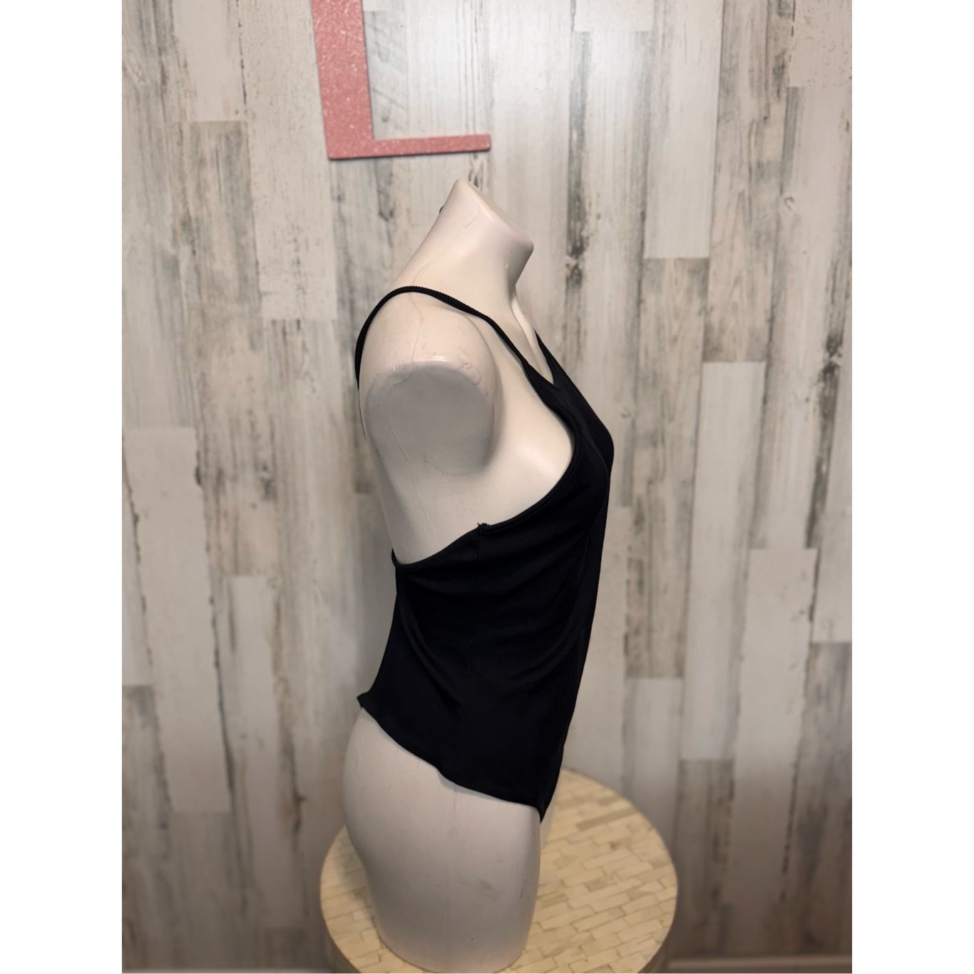 H&M H&M Black Ribbed Bodysuit XL Size XL / US 12-14 / IT 48-50 - 3 Thumbnail