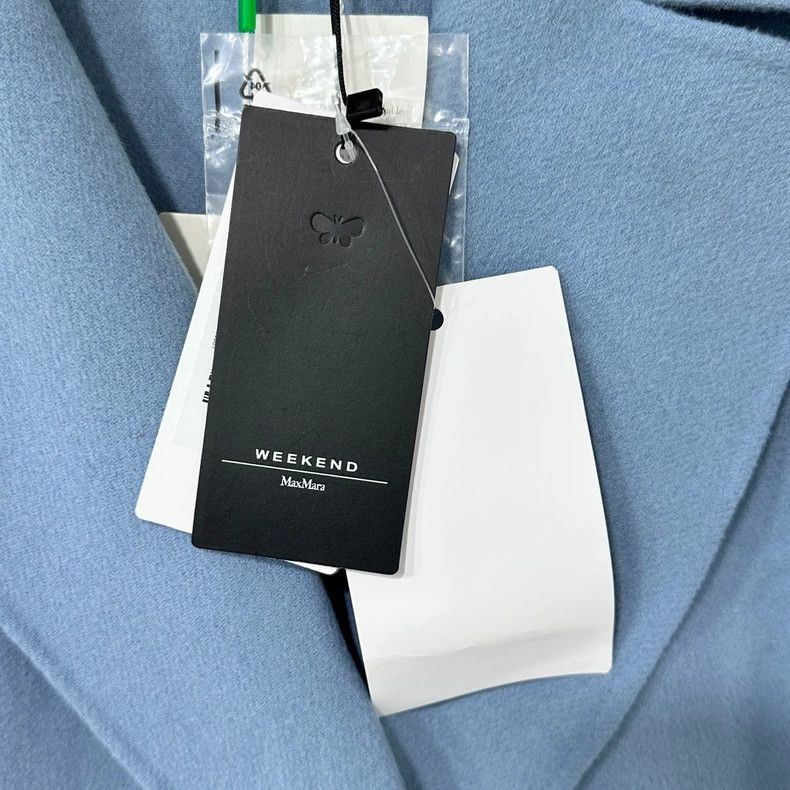 Max Mara Max Mara Light blue wool coat Size S / US 4 / IT 40 - 4 Thumbnail
