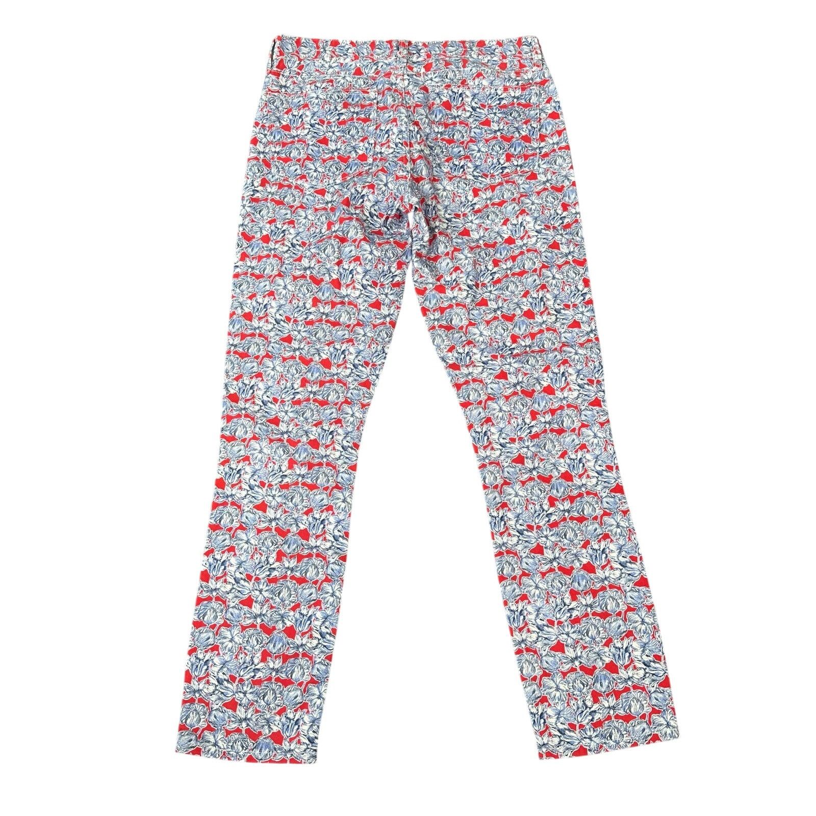 J.Crew J.CREW Toothpick Liberty Matilda Tulip Floral Jeans Size 27 Size 27" / US 4 / IT 40 - 3 Thumbnail