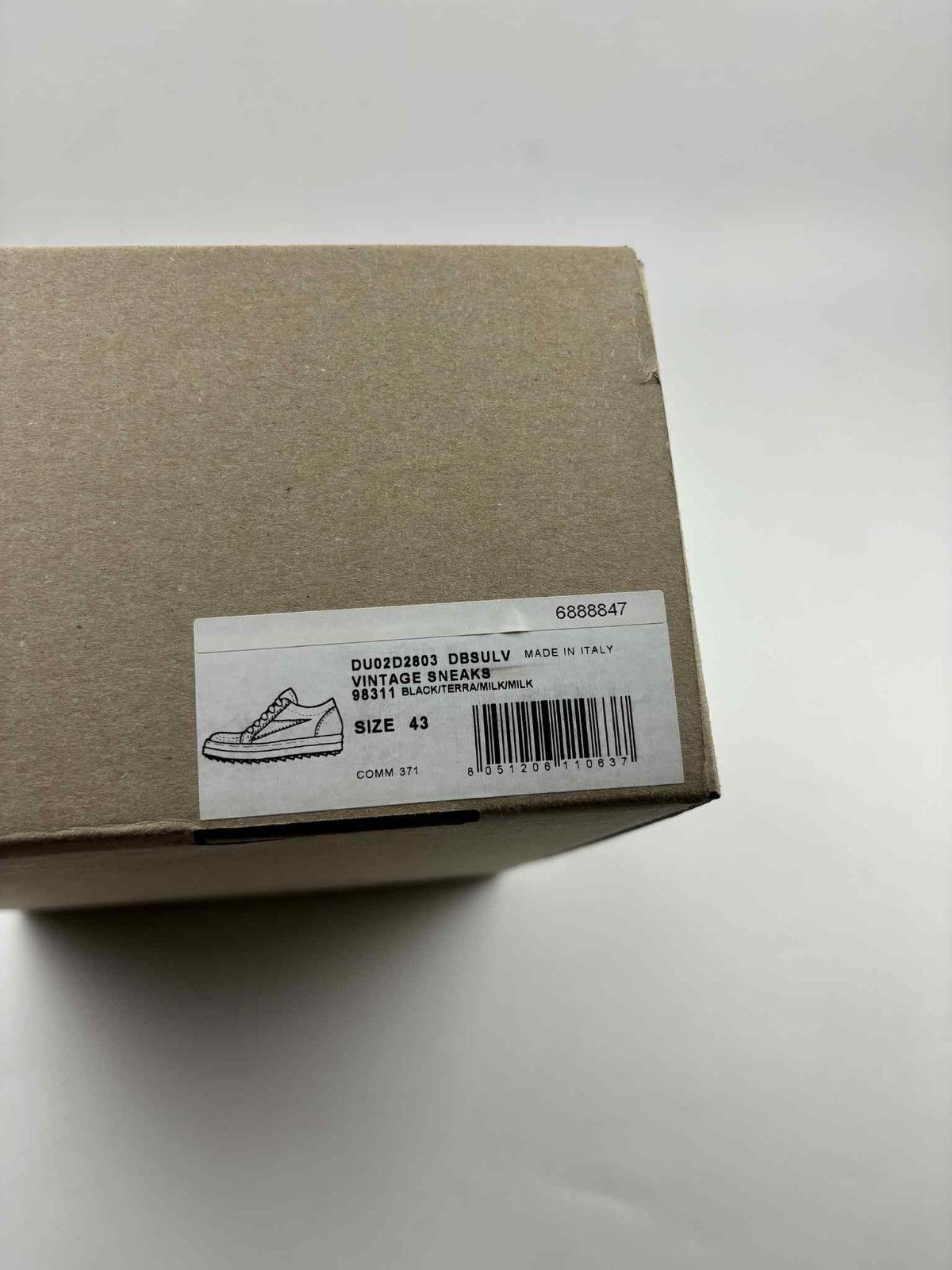 Rick Owens Drkshdw Rick Owens VTG Low Black Terra Sun Bleached Denim Sneakers Size US 10 / EU 43 - 11 Thumbnail