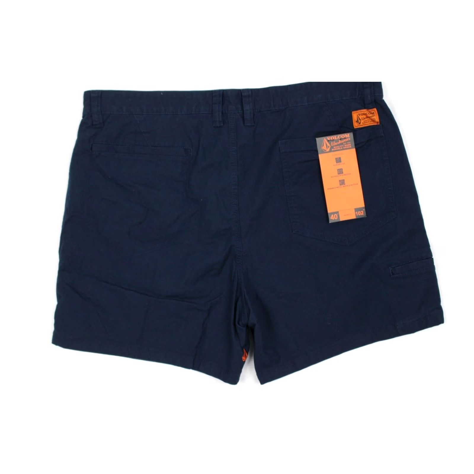 Volcom Volcom Men's Revel Work Shorts Stretch Modern Fit Size 40 Navy Blue Size US 40 / EU 56 - 2 Thumbnail