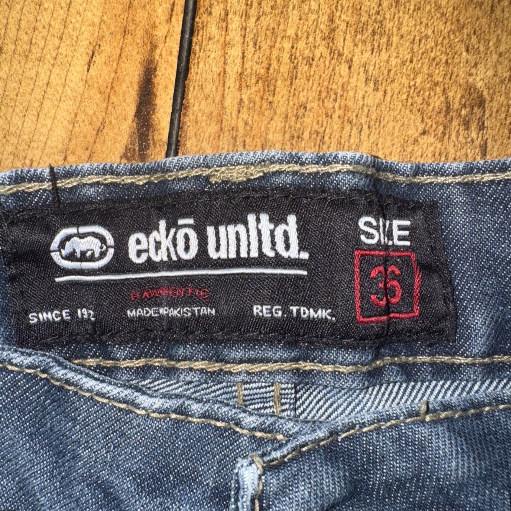 Ecko Unltd. VINTAGE Ecko Unltd Denim Jean Shorts Men’s 36 Blue Baggy Y2K Streetwear Size US 36 / EU 52 - 3 Thumbnail