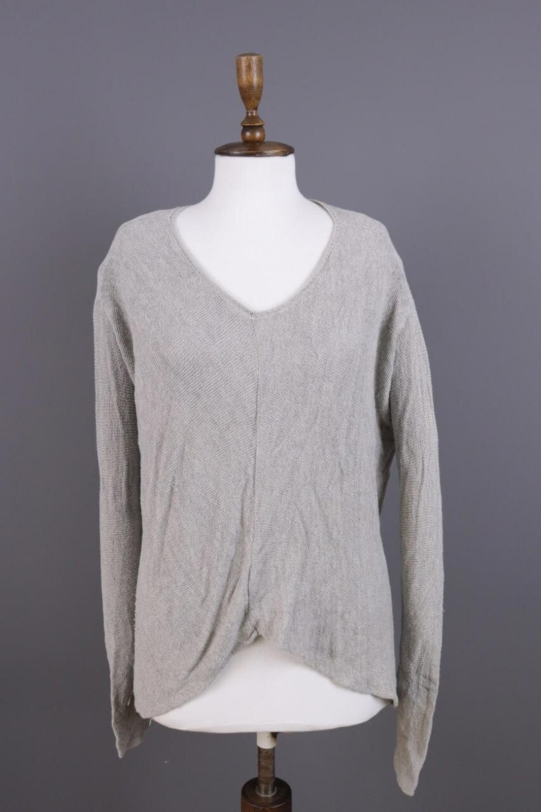 Transit Transit Par Such Gray Lagenlook Knit Sweater Size 1 / S Size S / US 4 / IT 40 - 1 Thumbnail