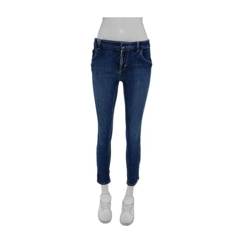 Louis Vuitton Louis Vuitton Blue Cotton Women's Jeans 0089 Size 23" - 1 Thumbnail