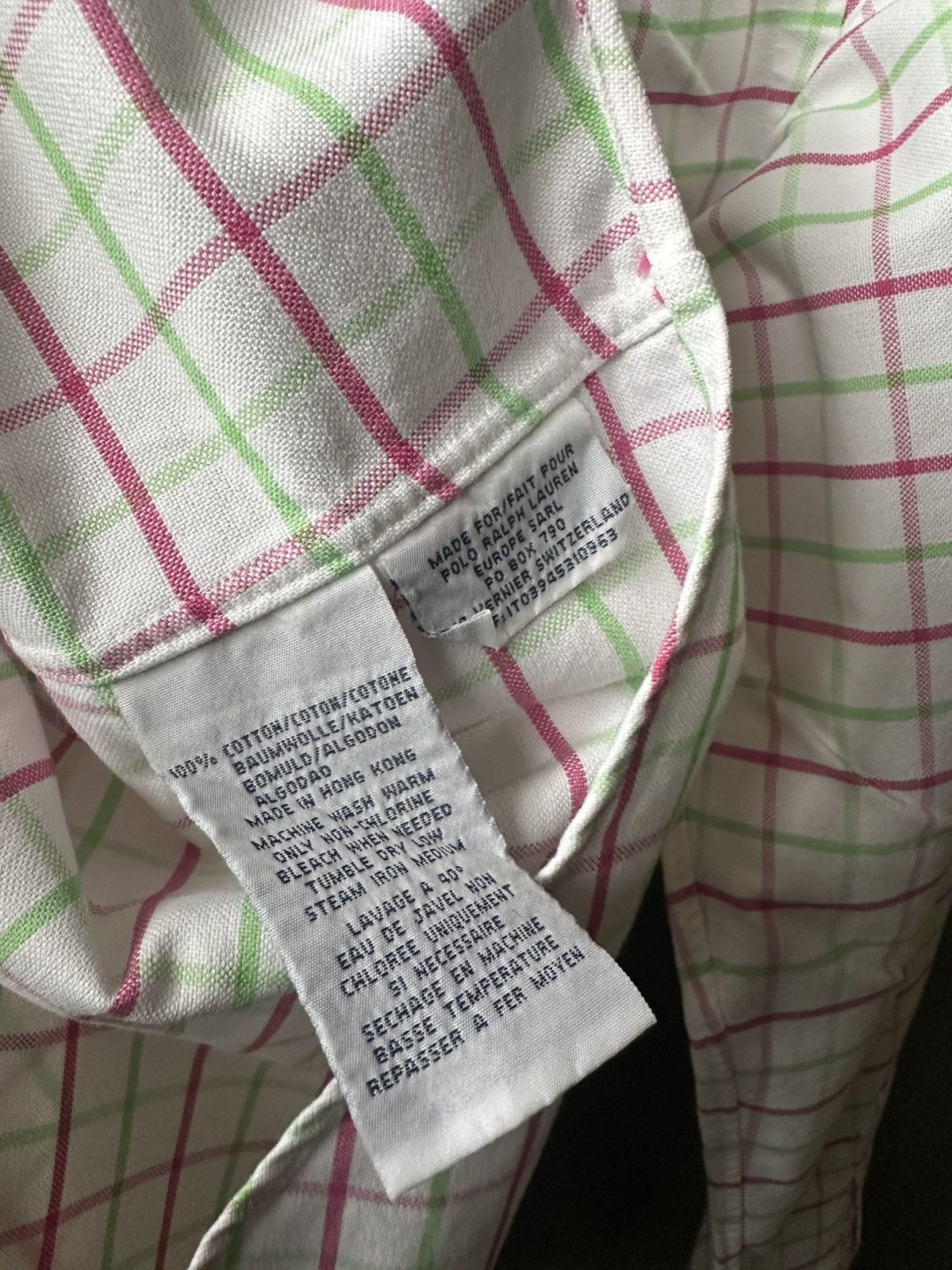 Polo Ralph Lauren Polo Ralph Lauren Colorful Check Shirt Size XL Size US XL / EU 56 / 4 - 5 Thumbnail