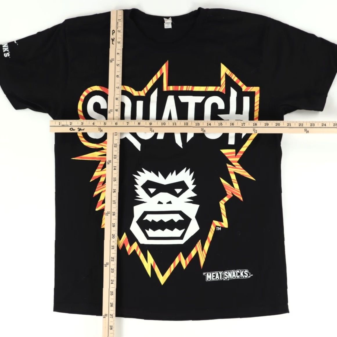 Vintage VINTAGE Alstyle Squatch Meat Snacks Solid T-Shirt Black Men's L Size US L / EU 52-54 / 3 - 3 Thumbnail