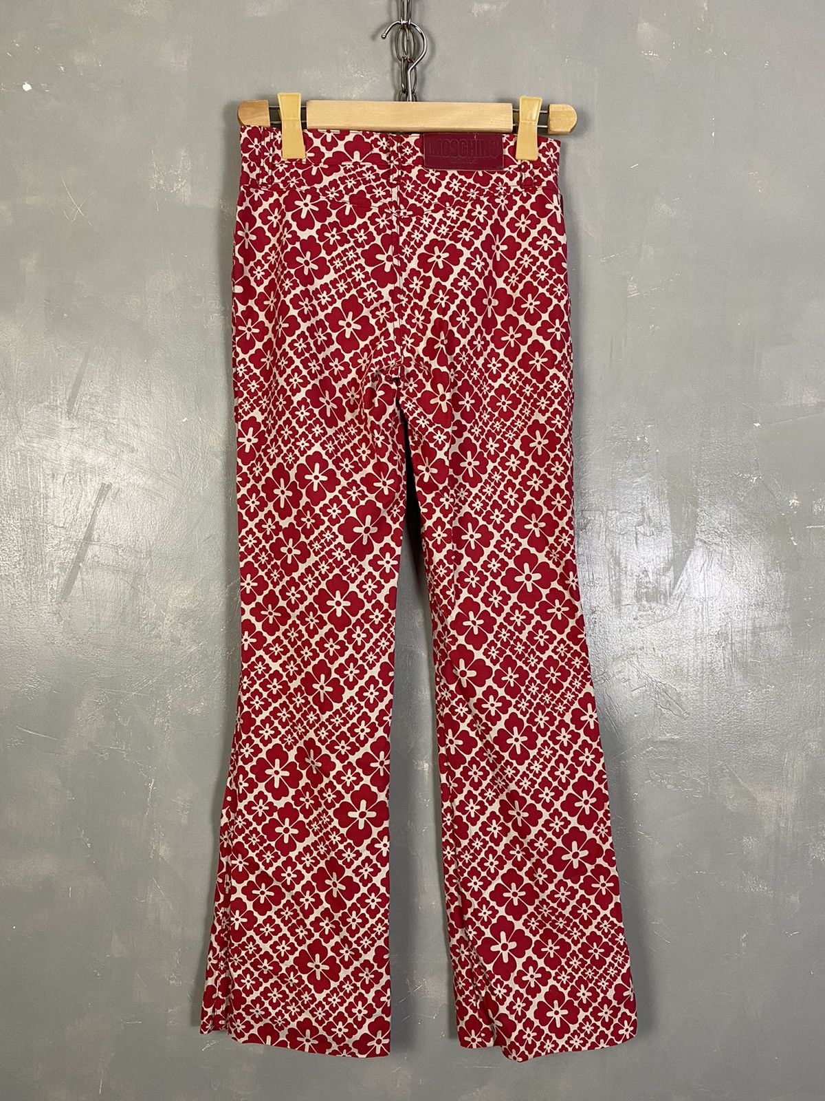 Moschino Moschino Printed Flared Pants Size 26" / US 2 / IT 38 - 5 Thumbnail