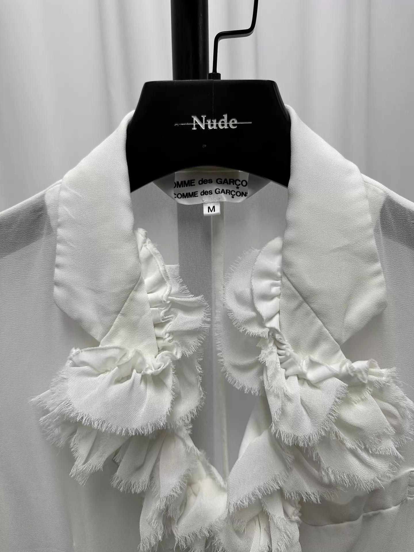 Comme des Garcons Comme des Garçons Women's Runway Lace Trim Shirts M Size M / US 6-8 / IT 42-44 - 4 Thumbnail