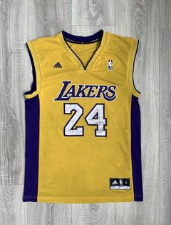 Adidas Kobe Bryant #24 LA Lakers Black Purple Limited Edition Jersey SZ S