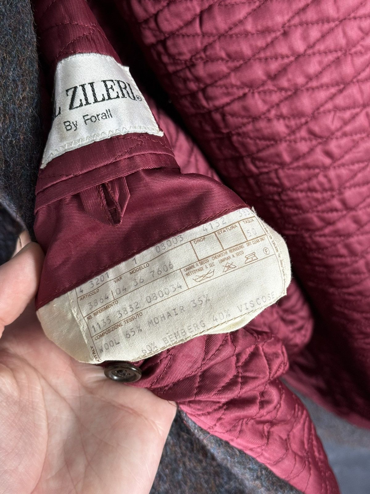 Pal Zileri Pal Zileri Vitnage Wool Mohair Italy Designer Bomber Jacket Size US M / EU 48-50 / 2 - 13 Thumbnail