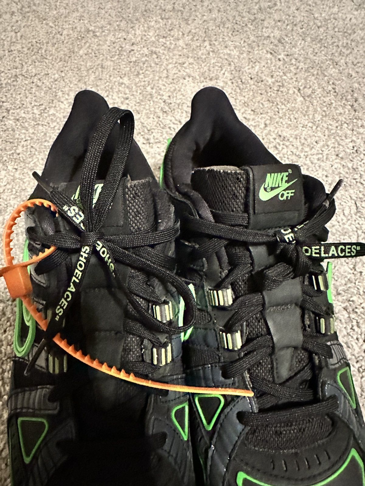 Nike × Off-White Off white rubber dunk green Size US 12 / EU 45 - 5 Thumbnail