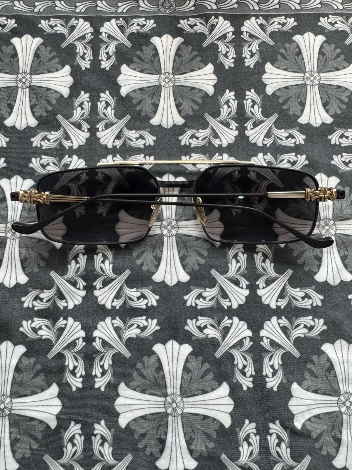 Chrome Hearts Chrome hearts lick’n glasses black & Gold Size ONE SIZE - 8 Thumbnail