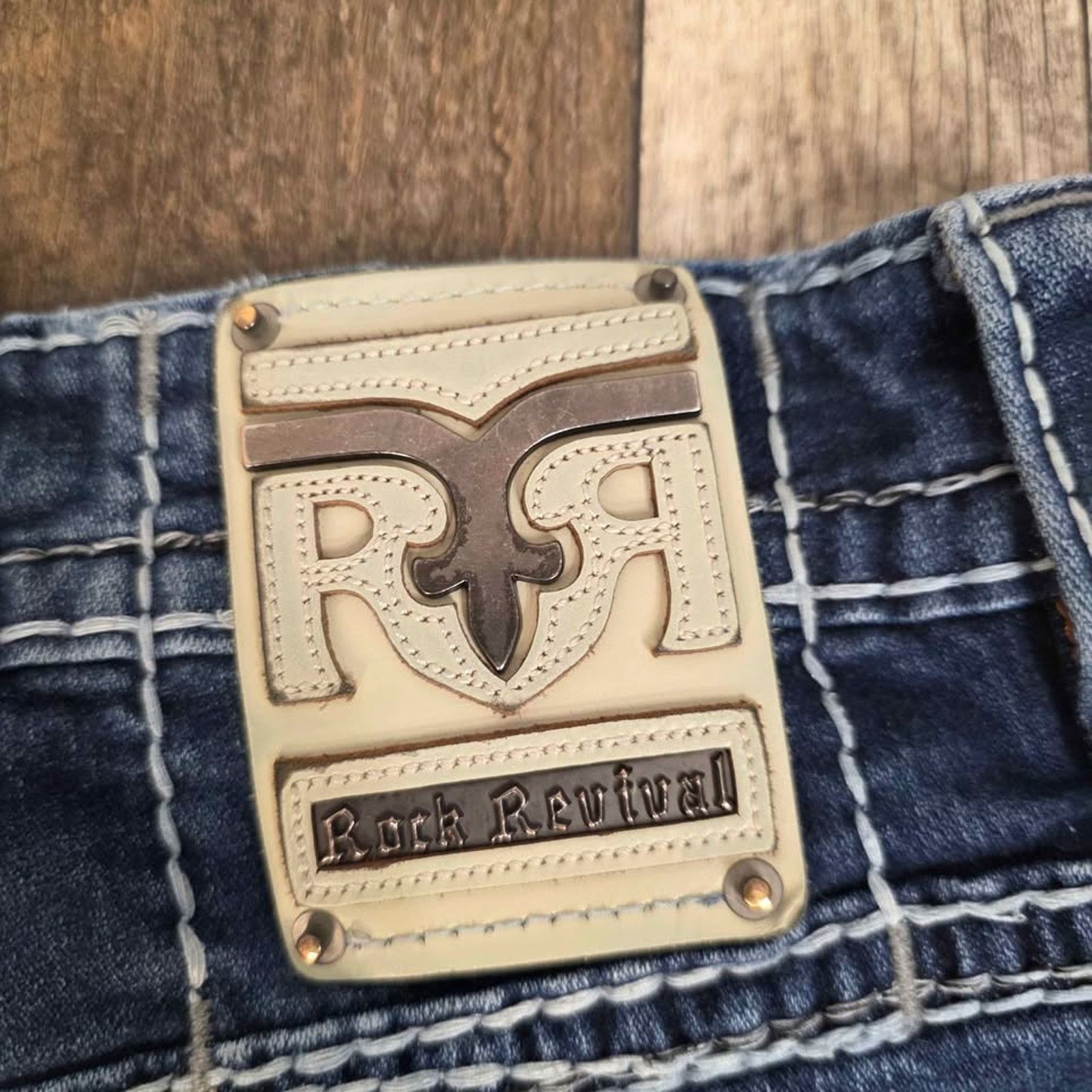 Rock Revival Rock Revival Beryle Slim Boot Jeans Flap Pockets Size 30 Size US 30 / EU 46 - 3 Thumbnail