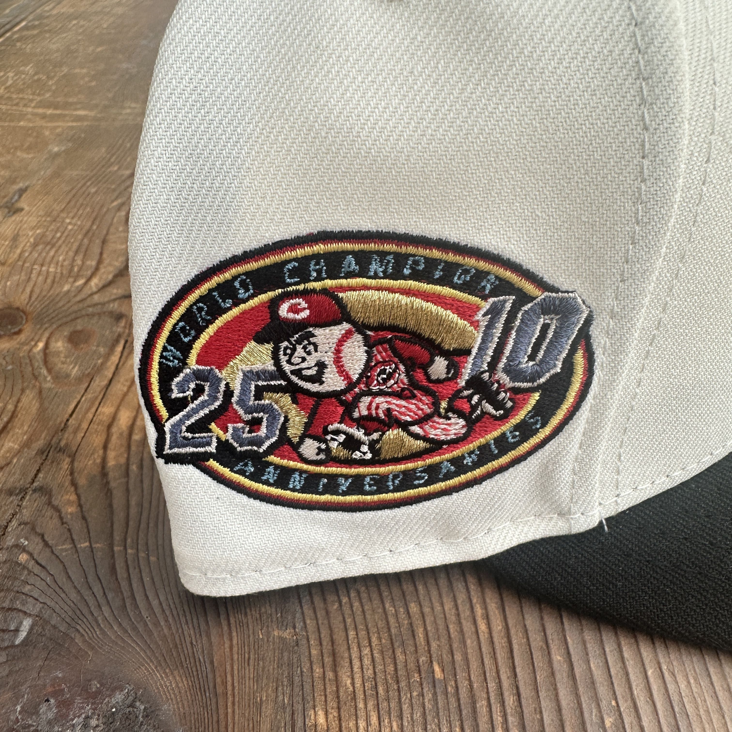 New Era MyFitteds Cincinnati Reds 1990 WS 59Fifty Fitted Hat 7 3/8" Size ONE SIZE - 4 Thumbnail