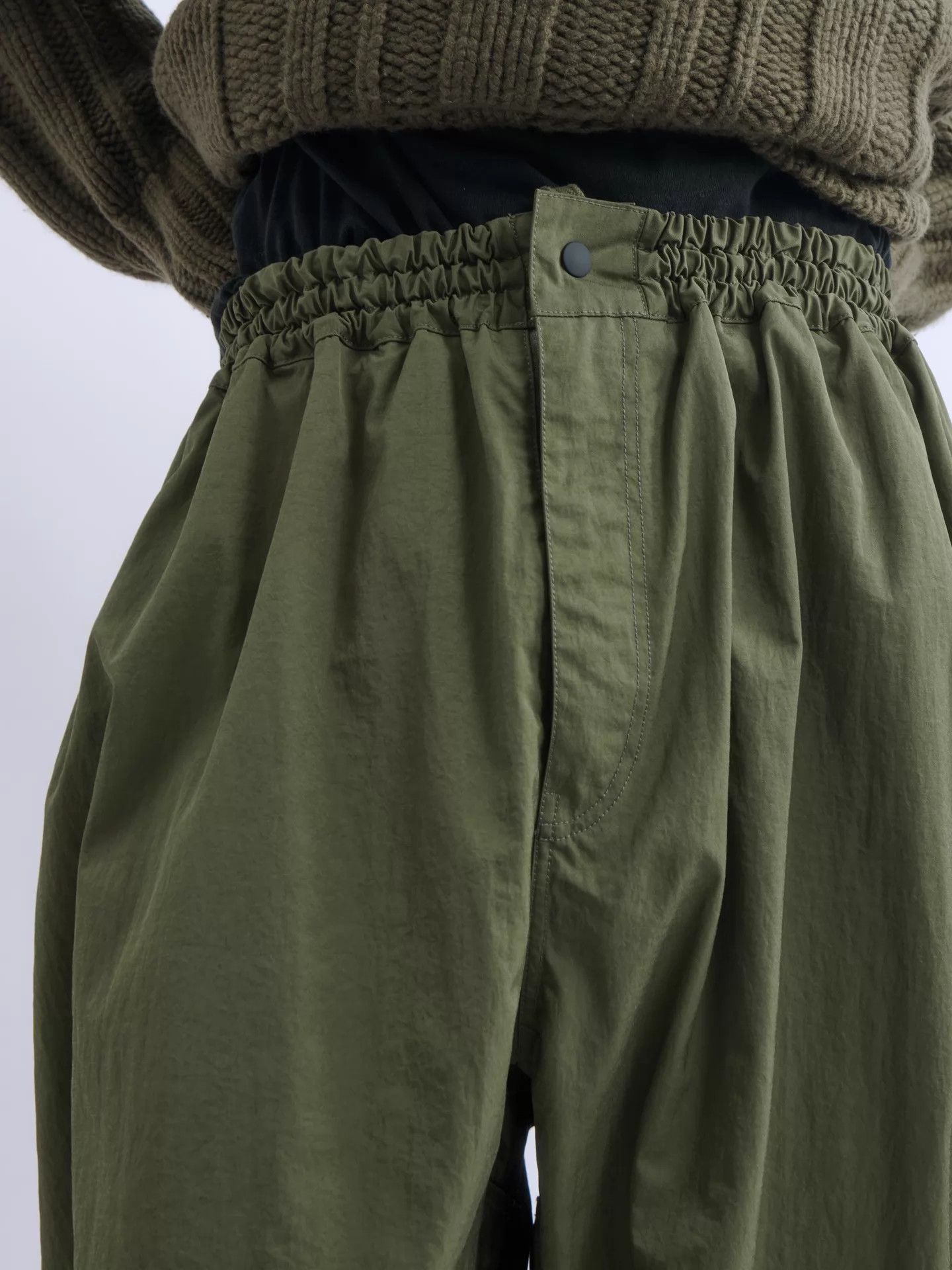 Hed Mayner Hed Mayner x Reebok Green Wide-Leg Pants Size L Size US 34 / EU 50 - 5 Thumbnail