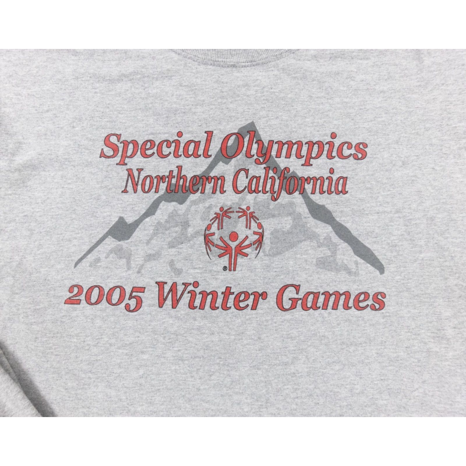 Vintage VINTAGE Special Olympics Shirt Adult XL Gray Long Sleeve 2005 Northern California Winter Games Mens Size US XL / EU 56 / 4 - 2 Thumbnail