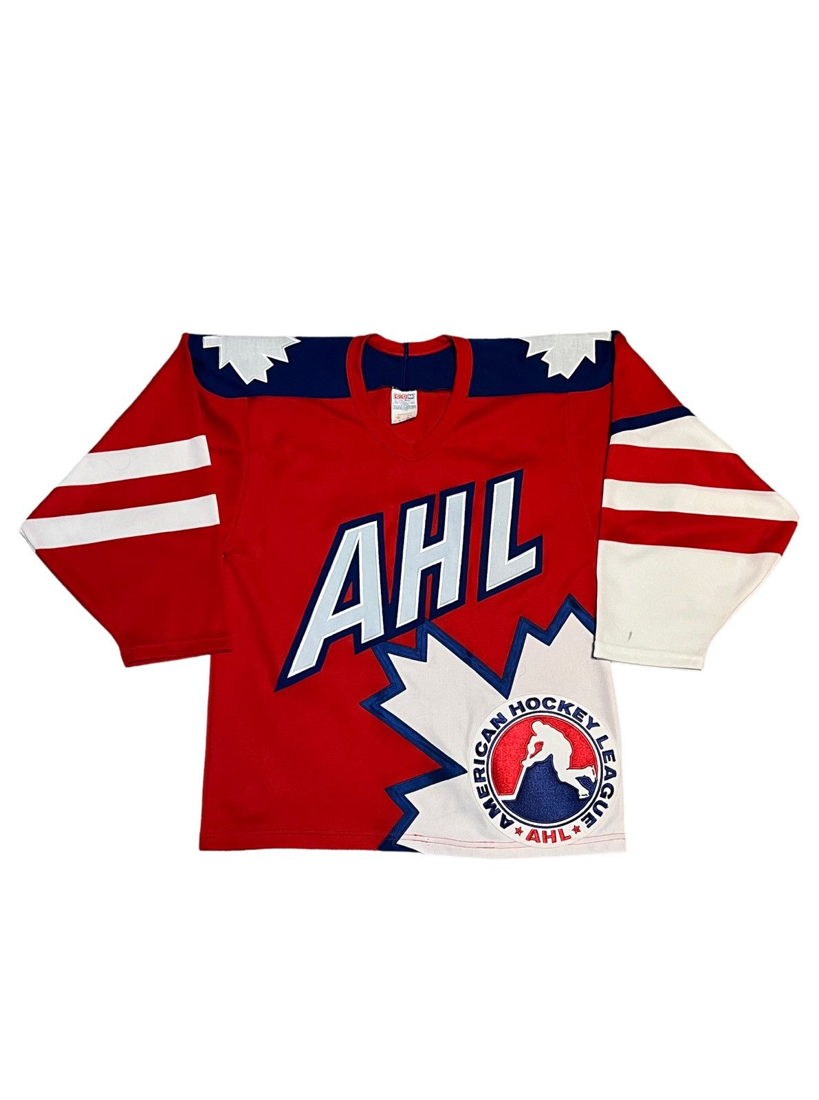 image of Vintage Ccm Team Canada 1996 Ahl All-Star Hockey Jersey in Red, Men's (Size Small)