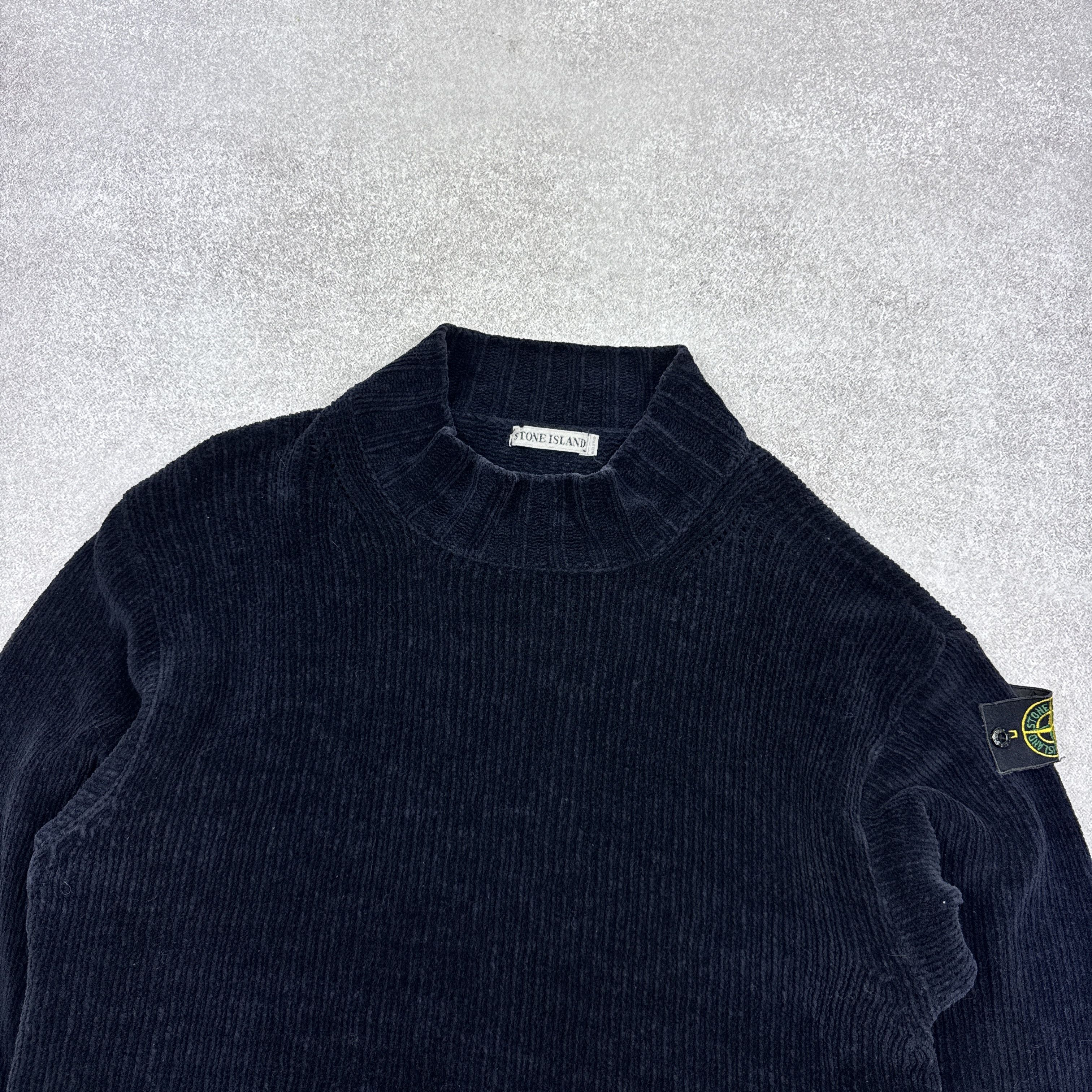 Stone Island RARE Vintage Stone Island 90s Knit Oversize Sweater Size XL Size US XL / EU 56 / 4 - 4 Thumbnail