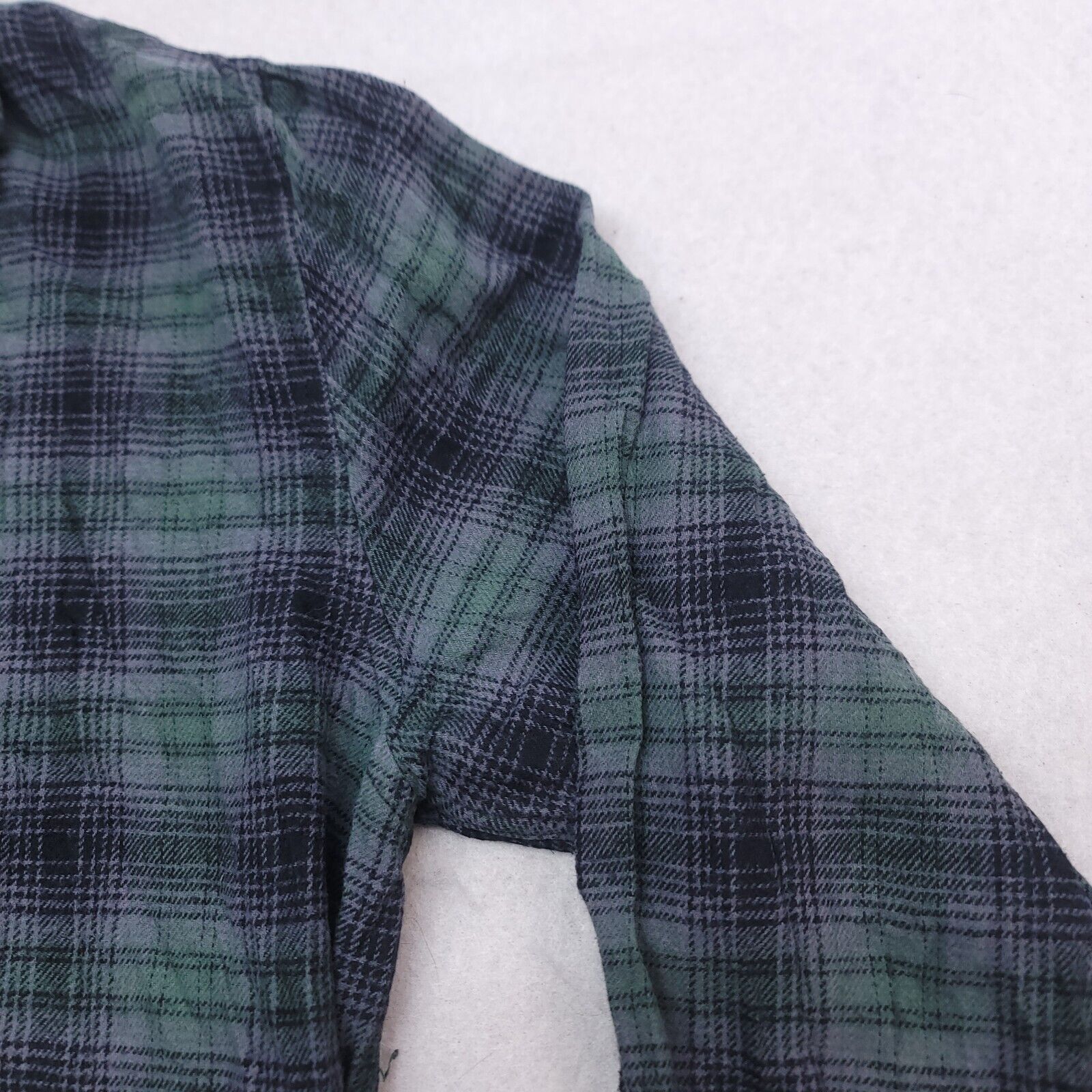Pacsun PacSun Tartan Flannel Shirt Mens Size Large L Green Black Size US L / EU 52-54 / 3 - 5 Thumbnail