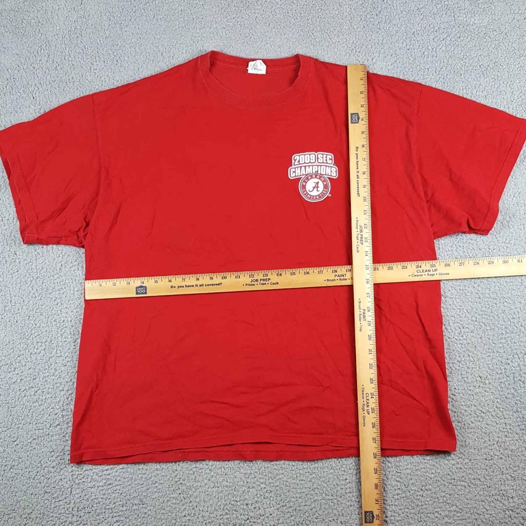 Delta Alabama Crimson Tide SEC Football Championship Men's Size 2XL College T Shirt Size US XXL / EU 58 / 5 - 6 Thumbnail