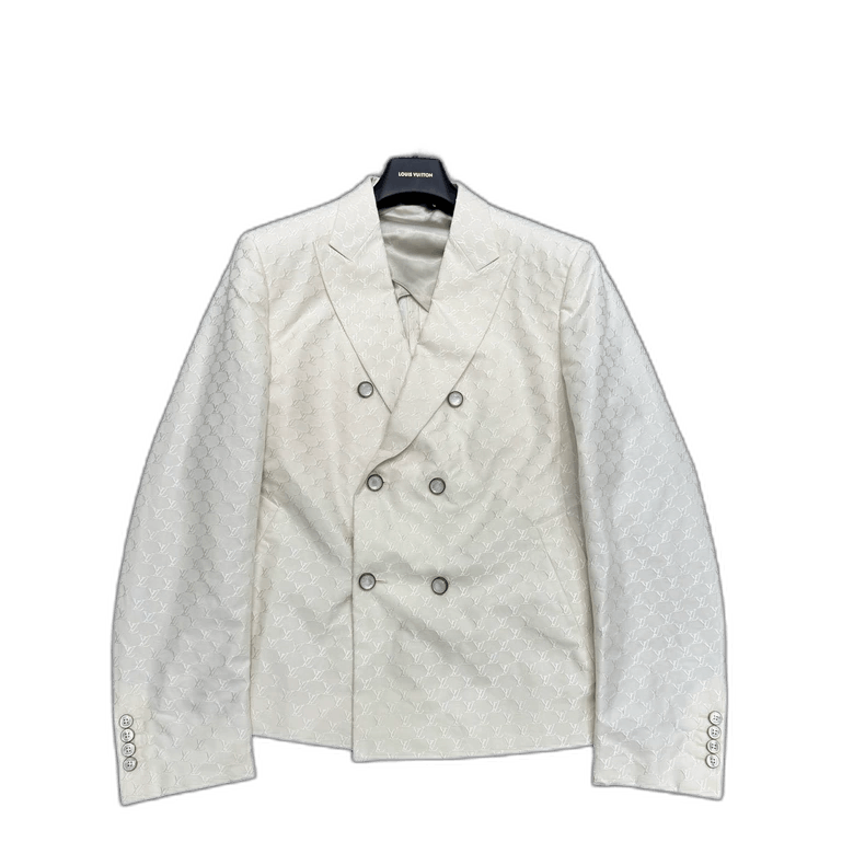Louis Vuitton Louis Vuitton Double-Breasted Blazer Jacket-yf Size US L / EU 52-54 / 3 - 1 Thumbnail