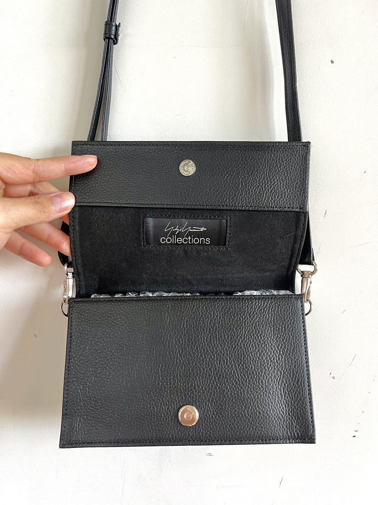 Yohji Yamamoto Yohji Yamamoto Collections - LEATHER SHOULDER BAG Size ONE SIZE - 5 Thumbnail