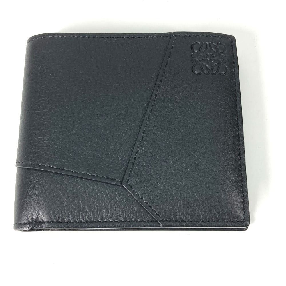 Loewe Loewe C510501X06 Anagram Puzzle Bifold Coin Wallet Compact Bi-Fold Leather Men Size ONE SIZE - 1 Thumbnail