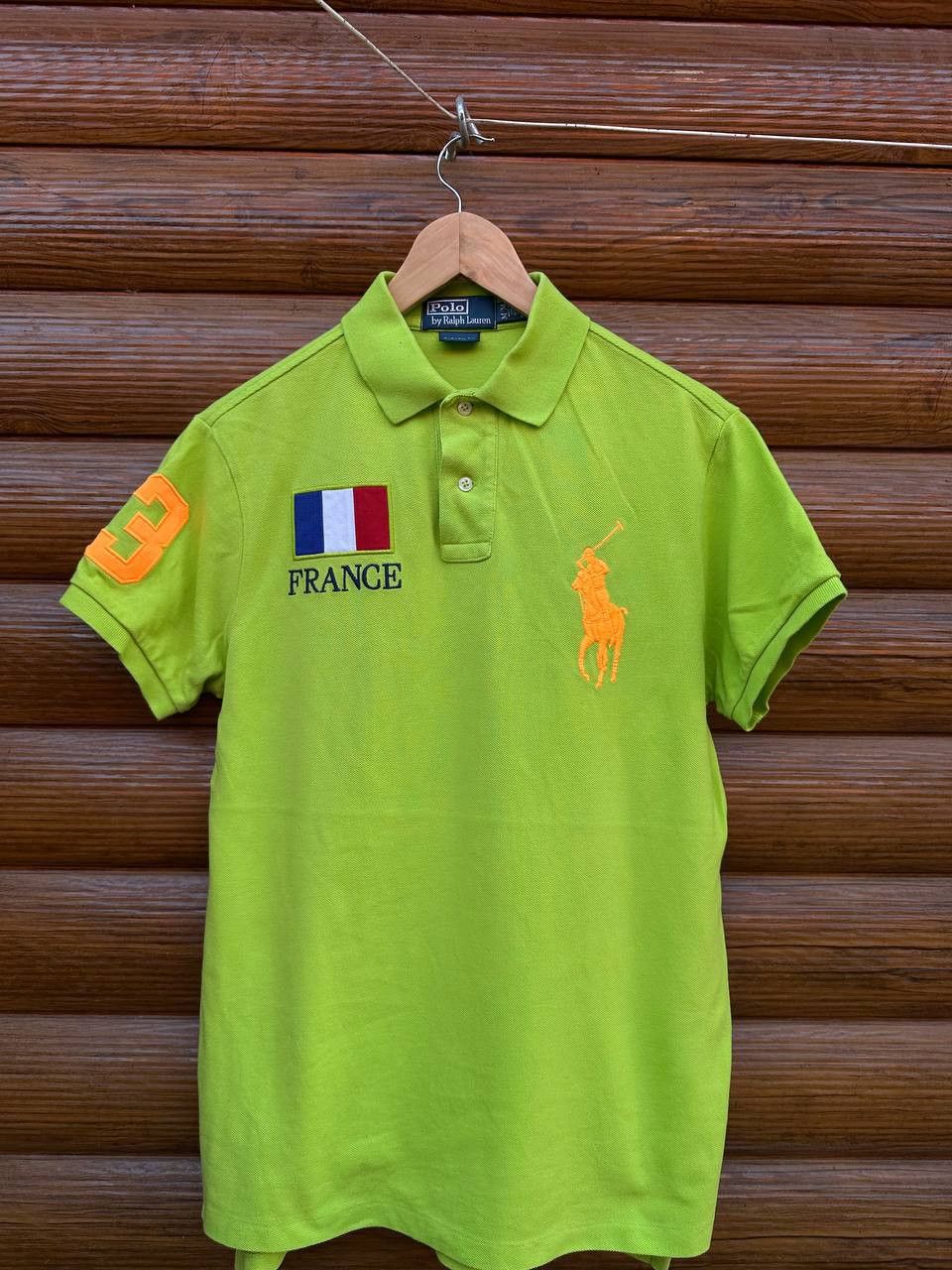 Polo Ralph Lauren × Ralph Lauren × Vintage Polo Ralph Lauren France Chief Keef Style Polo Shirt Vintage Size US M / EU 48-50 / 2 - 1 Thumbnail