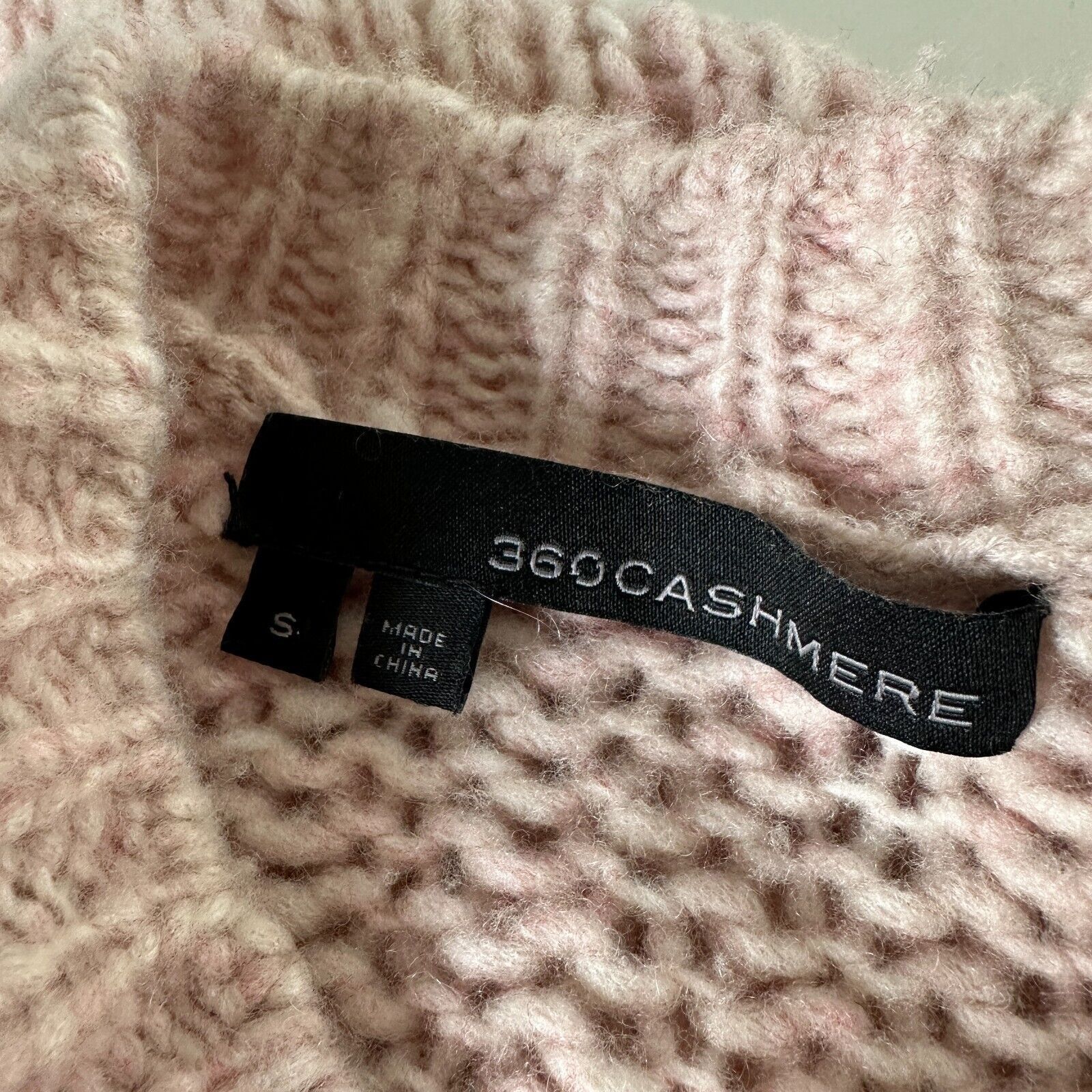 360Cashmere 360 Cashmere Abbot Pale Pink Loose Knit Crew Neck Sweater S Size S / US 4 / IT 40 - 6 Thumbnail