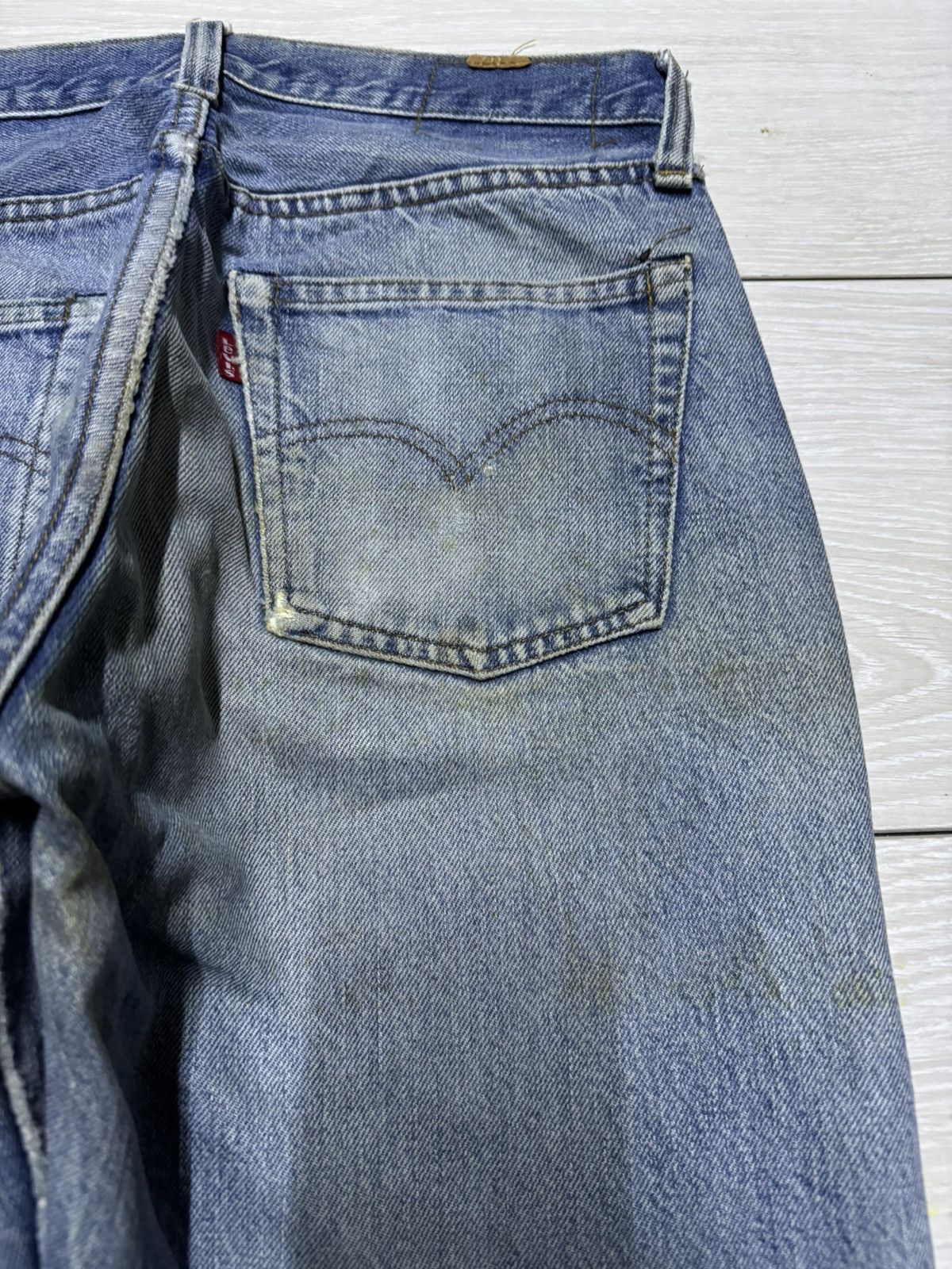 Levi's Vintage Levis 501 70s Selvedge Rindem ButtonFly Jeans Size US 29 - 8 Thumbnail