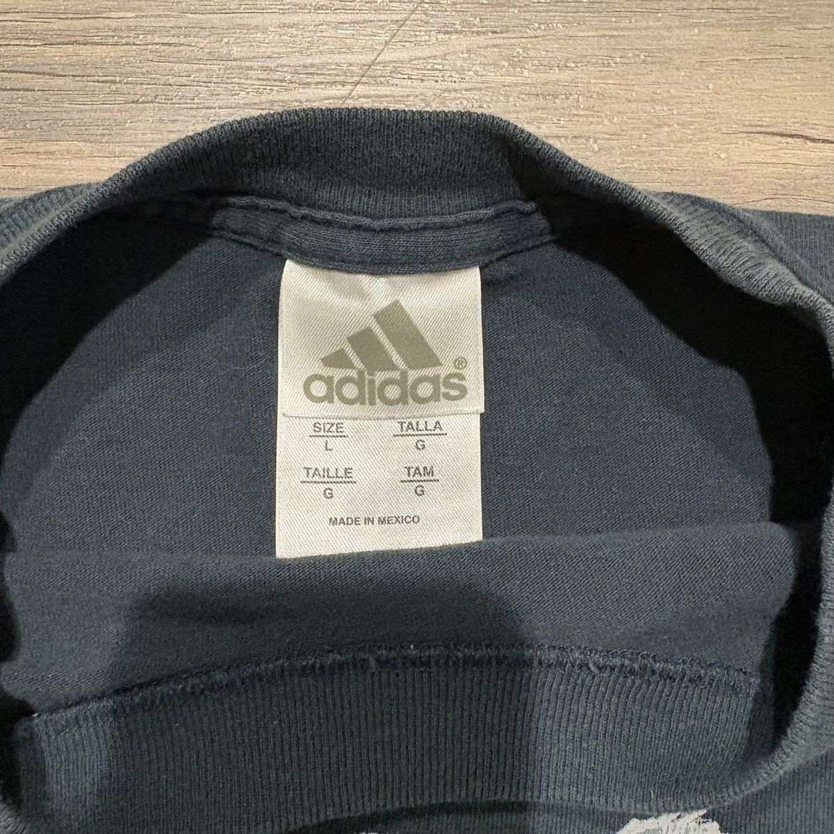 Adidas Vintage adidas tee Size US L / EU 52-54 / 3 - 3 Thumbnail