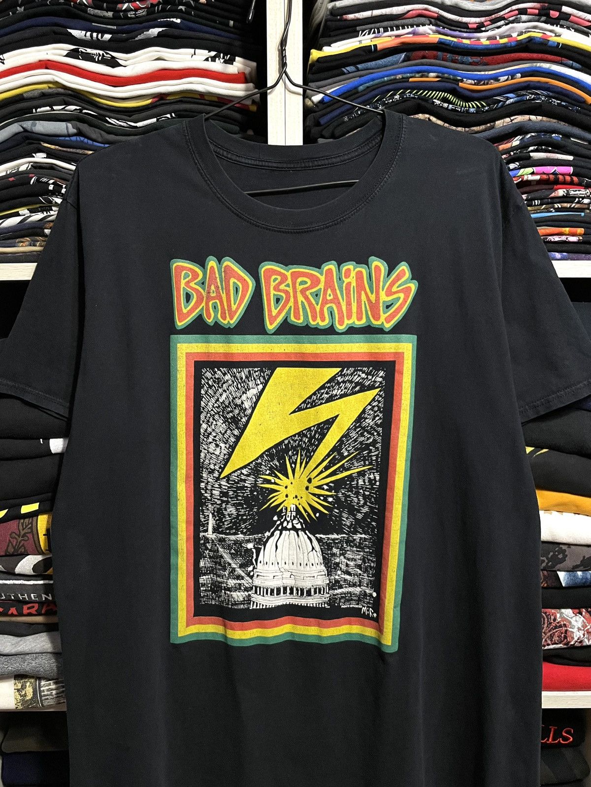 Band Tees Vintage 00s Bad Brains Capitol Punk Rock Band T-Shirt Size US XL / EU 56 / 4 - 2 Thumbnail