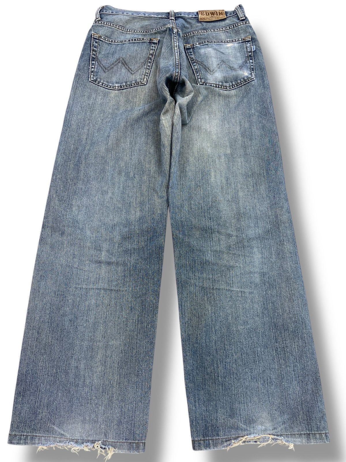 Edwin Edwin 405 Faded Blue Wash Style Loose Jeans Size US 30 / EU 46 - 3 Thumbnail