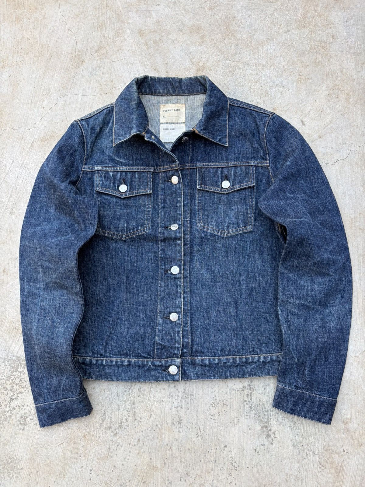 Helmut Lang Vintage 1998 Helmut Lang Classic Denim Jacket Size US M / EU 48-50 / 2 - 1 Thumbnail