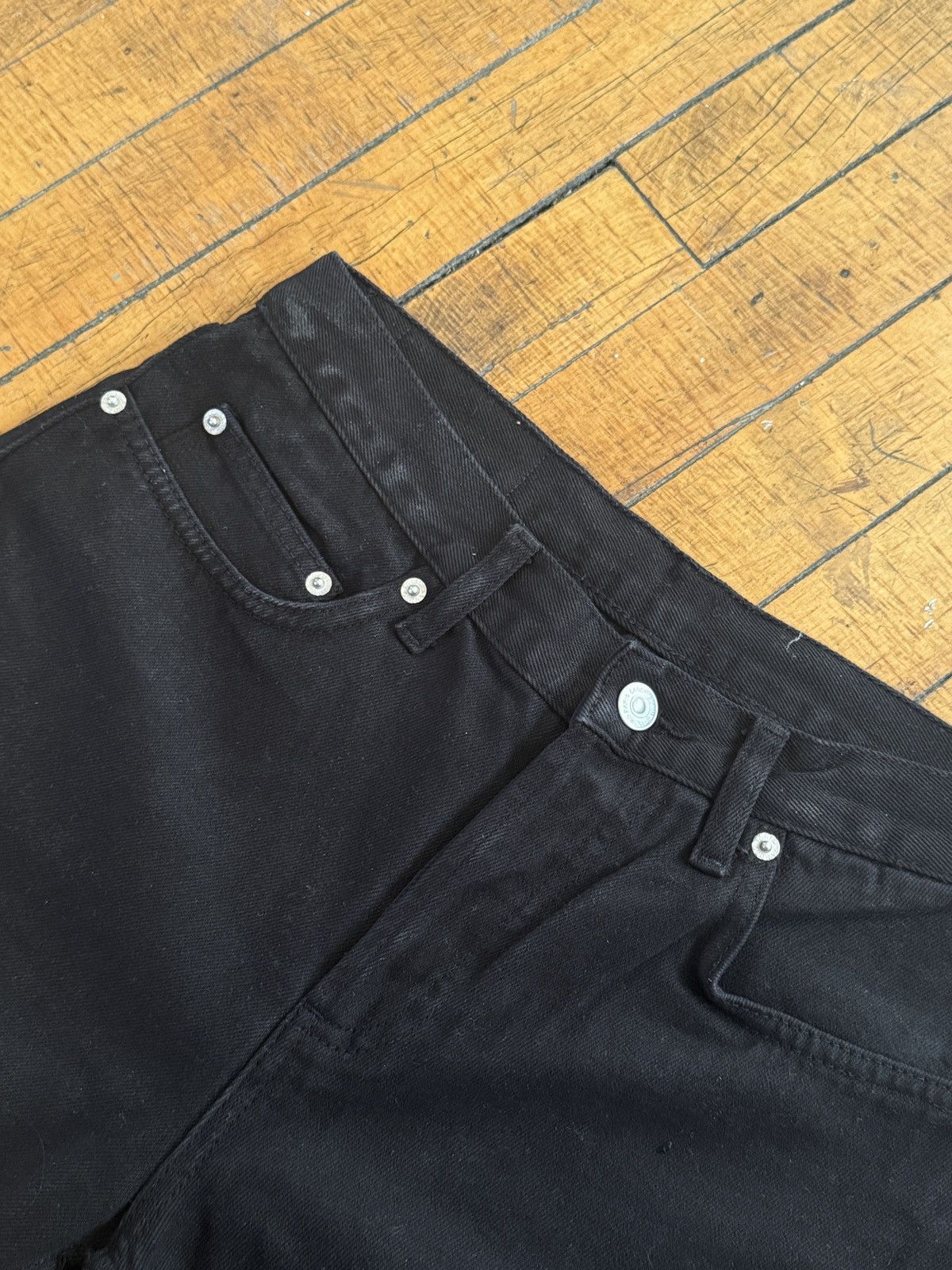Sandro Sandro Etroit Black Denim Slim Size US 29 - 3 Thumbnail
