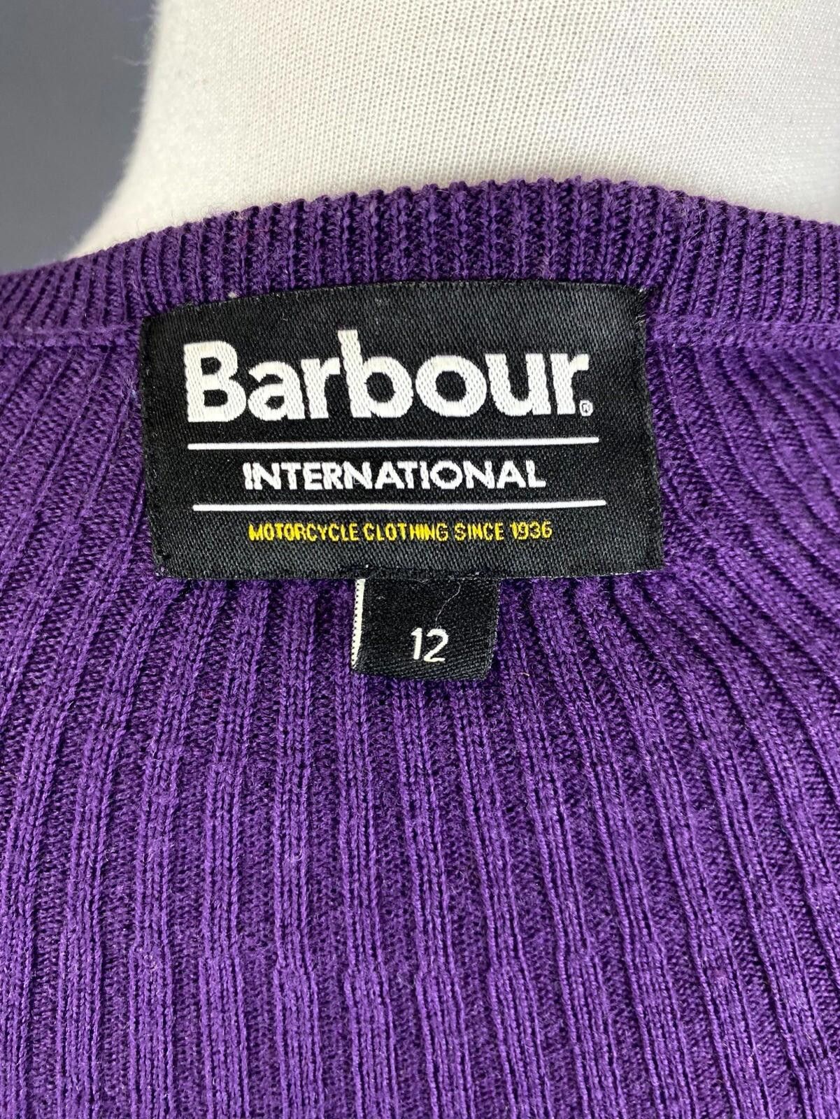 Barbour Barbour International Eris Purple Sweater Size M UK12 US8 Size XL / US 12-14 / IT 48-50 - 11 Thumbnail