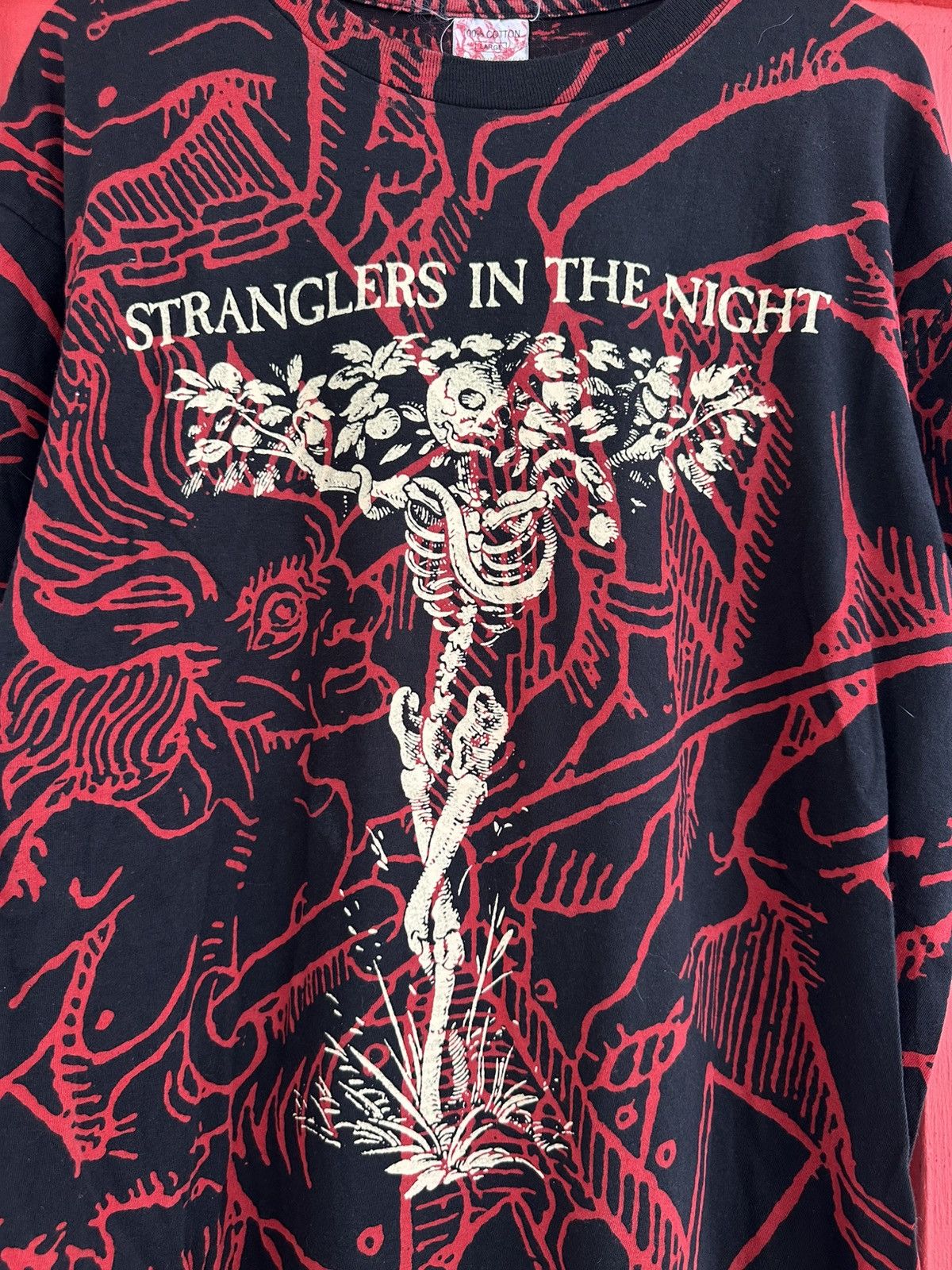 Band Tees Rare Vintage 90s Stranglers In The Night OVP Band Tee Size US L / EU 52-54 / 3 - 3 Thumbnail