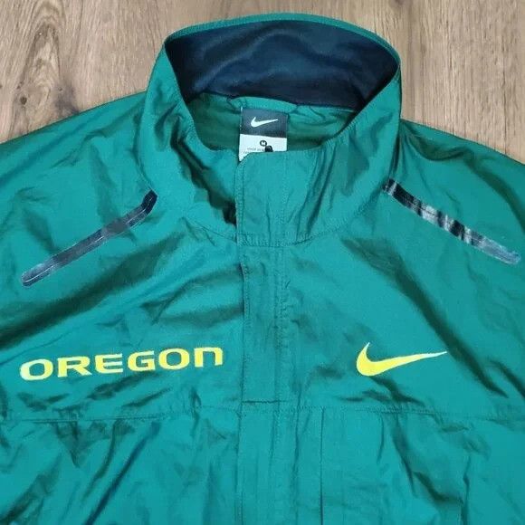 Vintage Nike Oregon Ducks Windbreaker Jacket Team Issue
