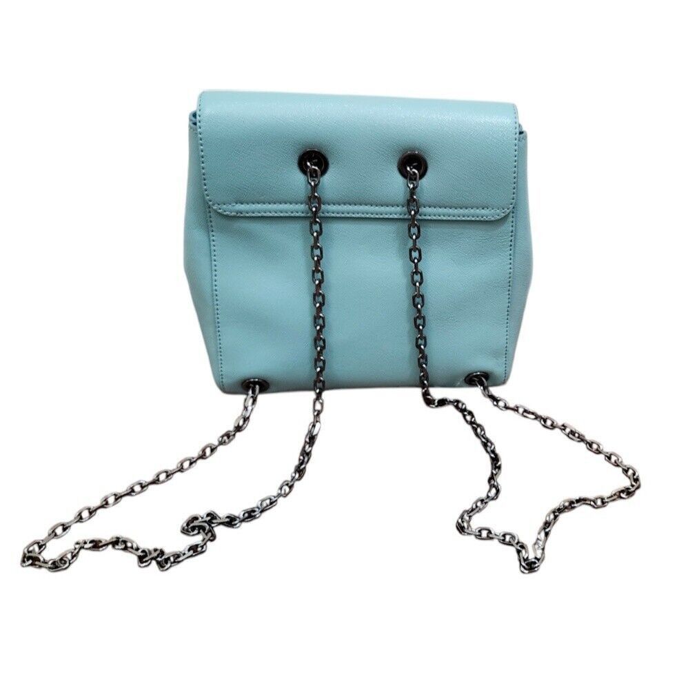Marc Jacobs MARC JACOBS Saffiano Leather Backpack color Blue Size ONE SIZE - 7 Thumbnail