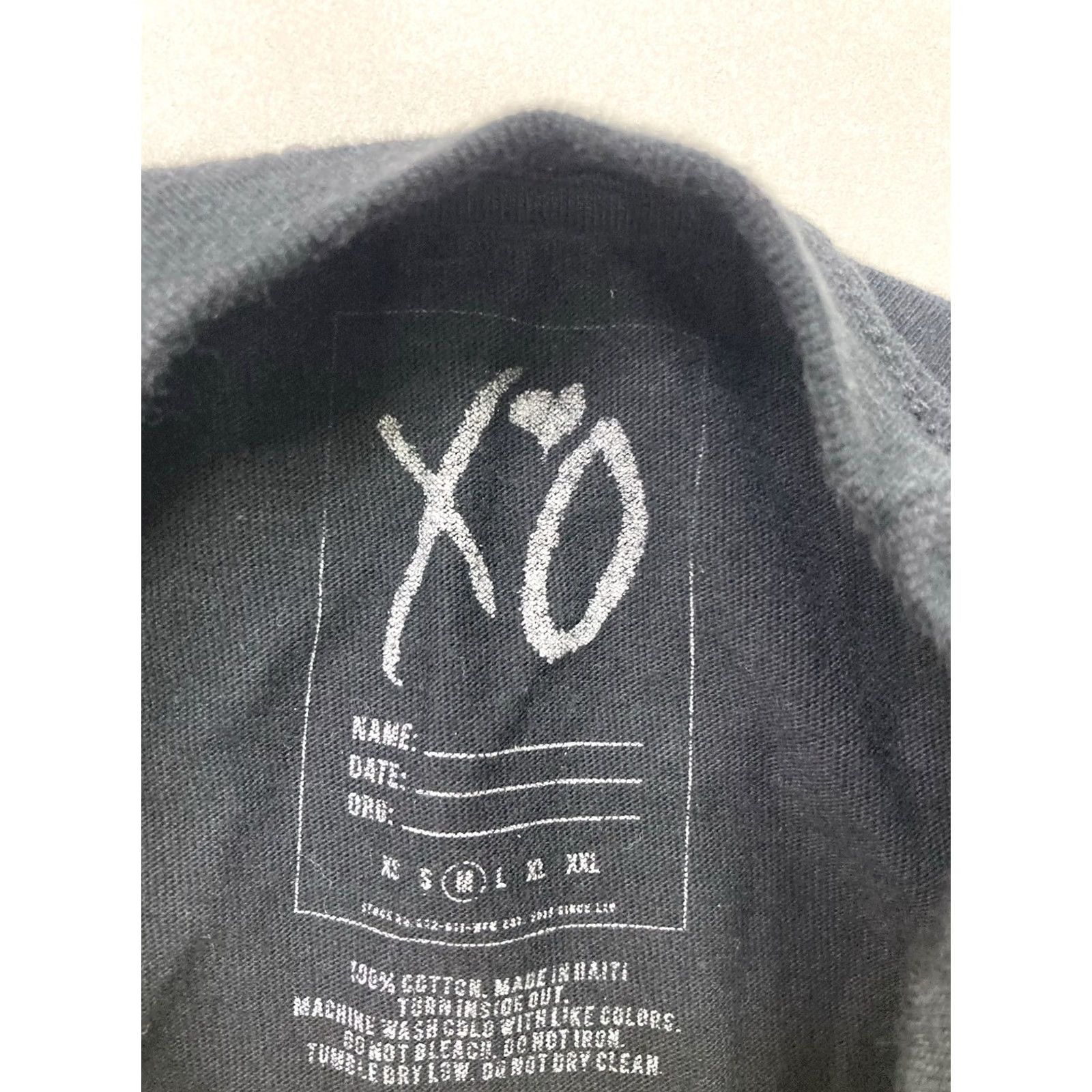 Vintage VINTAGE The Weeknd XO After Hours Til Dawn Global Stadium Los Angeles T-shirt Men Medium Black Cotton Crew Neck Short Sleeve Graphic Print Size US M / EU 48-50 / 2 - 5 Thumbnail