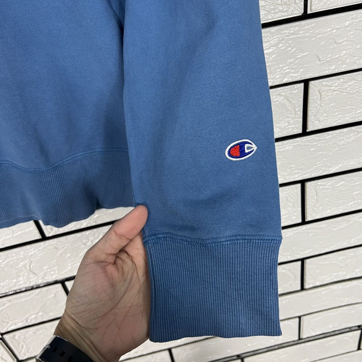 Champion CHAMPION Big Logo Crewneck Sweatshirt #3999-C182 Size US L / EU 52-54 / 3 - 8 Thumbnail