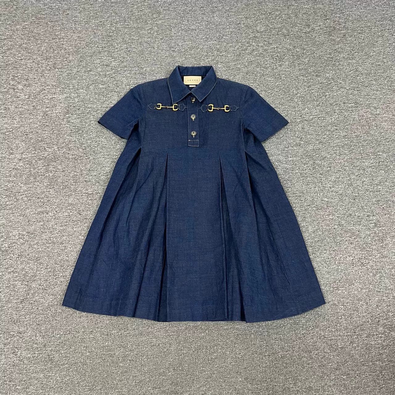 Gucci Gucci Horsebit Denim Dress Size 36 Size US 36 / EU 52 - 1 Thumbnail