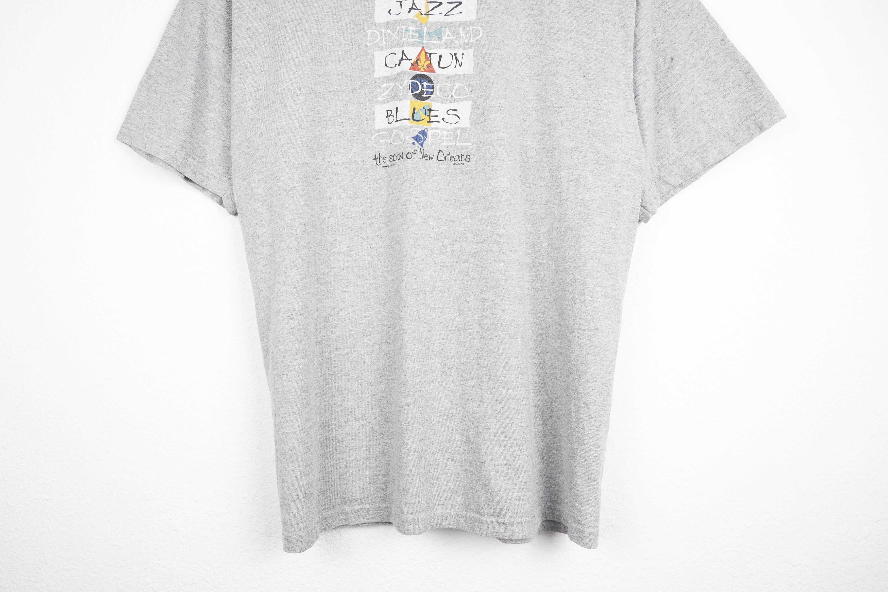 Band Tees × Vintage Vintage 1999 Jazz The Soul of New Orleans Graphic Tshirt 90s Size US L / EU 52-54 / 3 - 3 Thumbnail