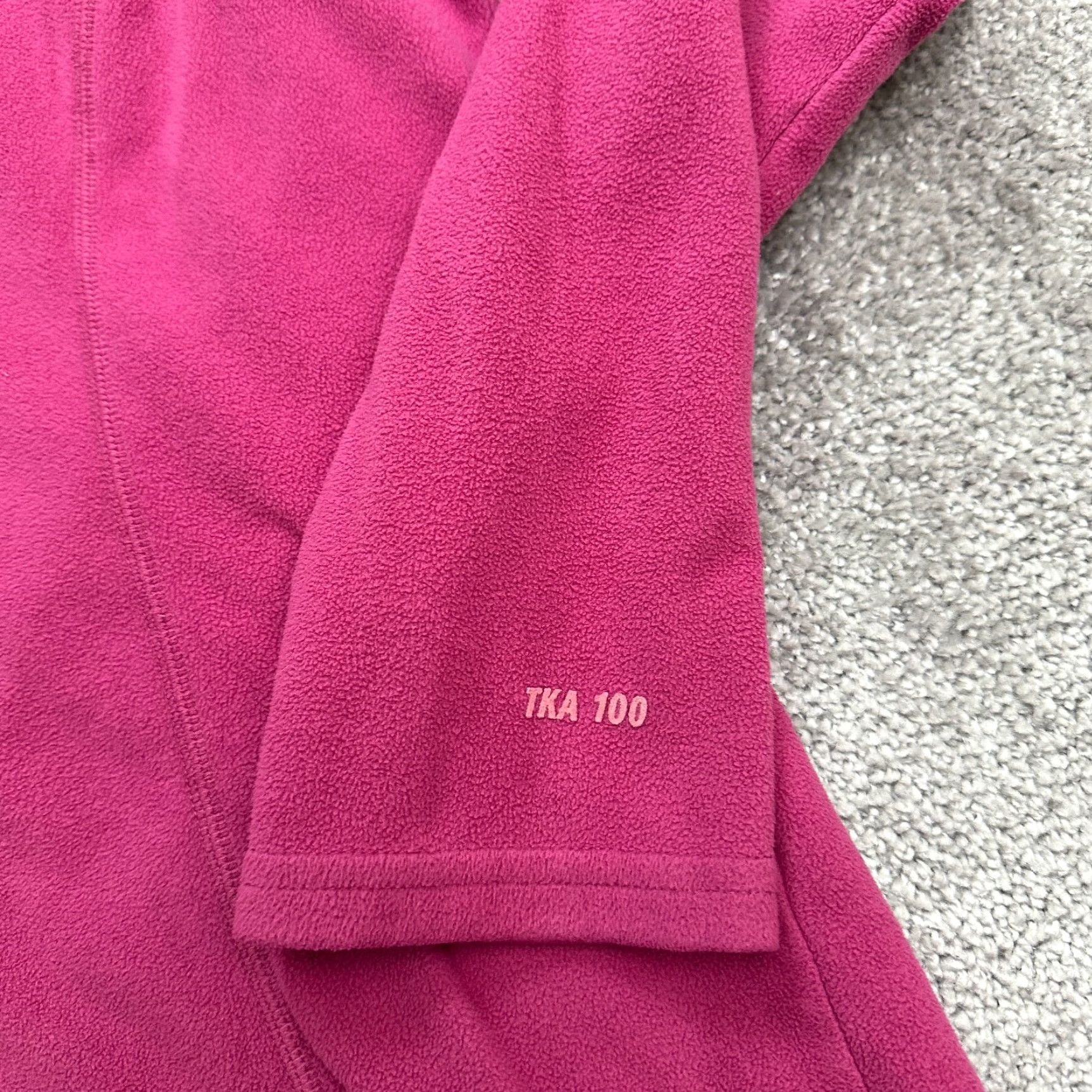 The North Face The North Face Jacket Womens L Pink 1/2 Zip TKA 100 Fleece Outdoor Hiking Regular Fit Size L / US 10 / IT 46 - 5 Thumbnail