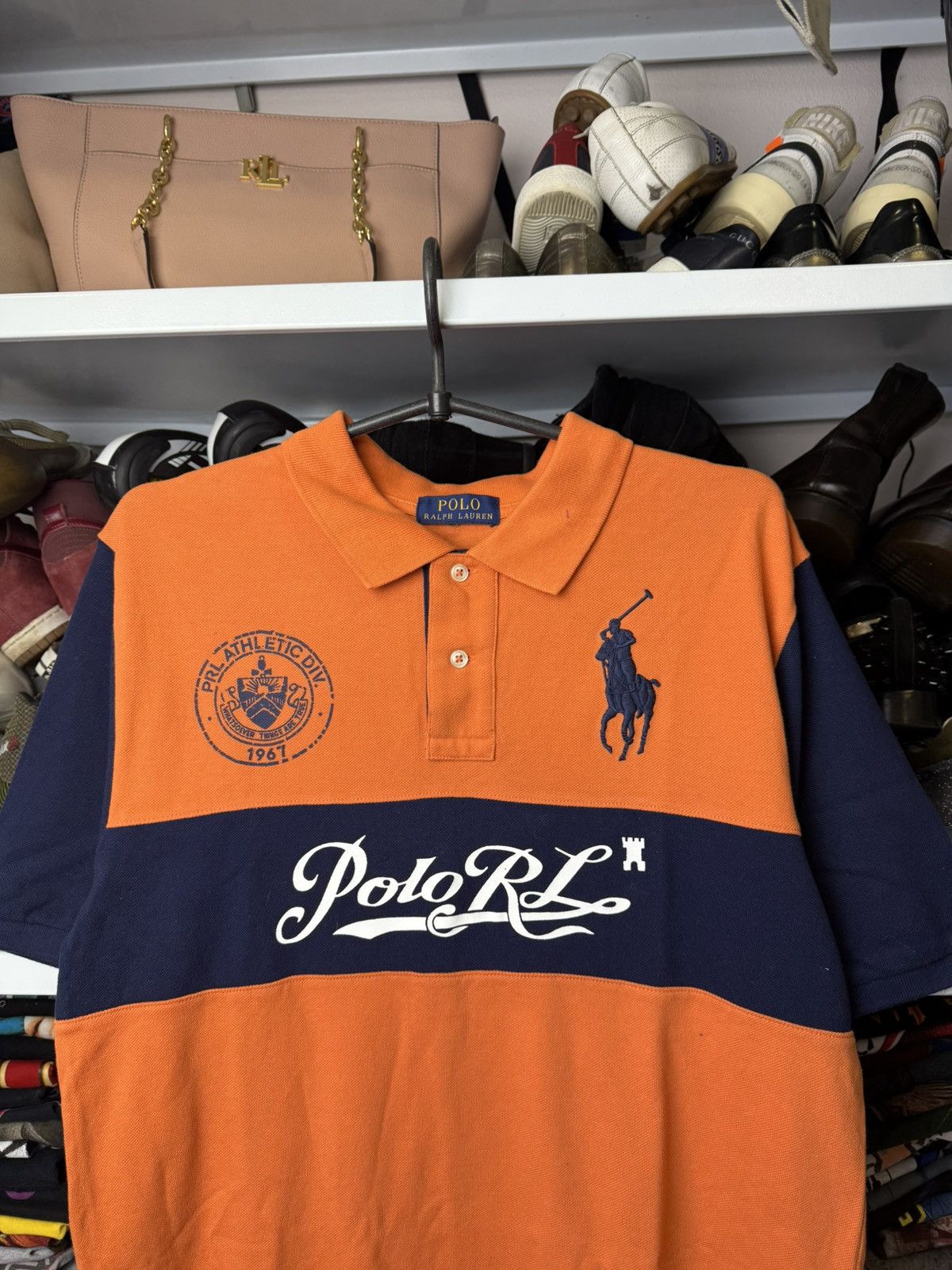 Polo Ralph Lauren Mens Vintage Polo Ralph Lauren Polos 67 Y2K Rugby T-shirt Size US M / EU 48-50 / 2 - 2 Thumbnail