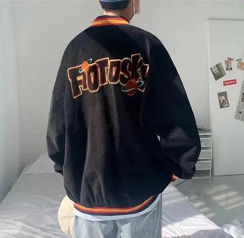 Japanese Brand New Collection Kool Varsity Jacket Bomber Sweater Spring Size US XL / EU 56 / 4 - 4 Thumbnail