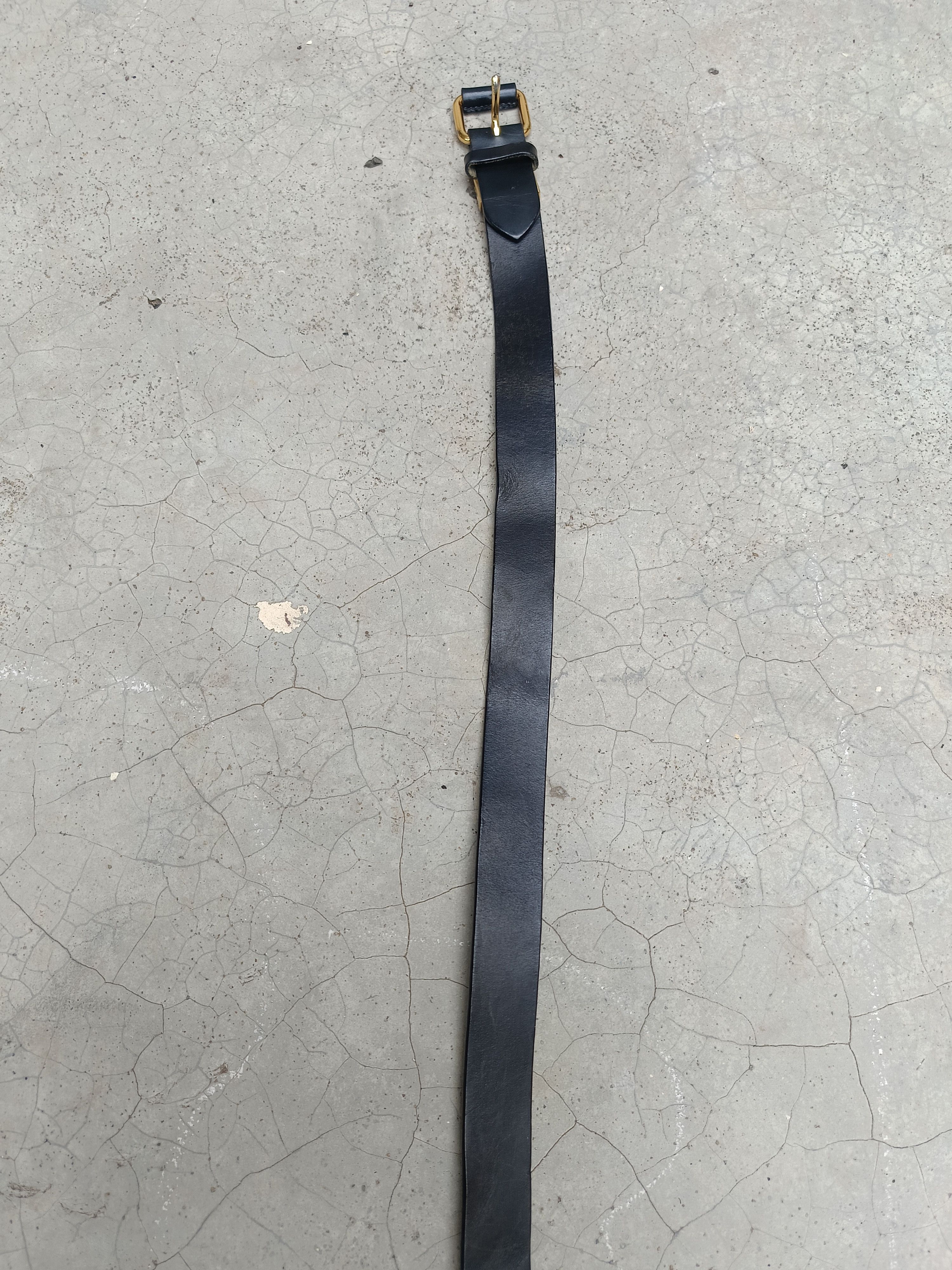 Leather CUSTOM MADE VIVIENNE WESTWOOD LOGO RIVET LEATHER BELT Size 32 - 6 Thumbnail